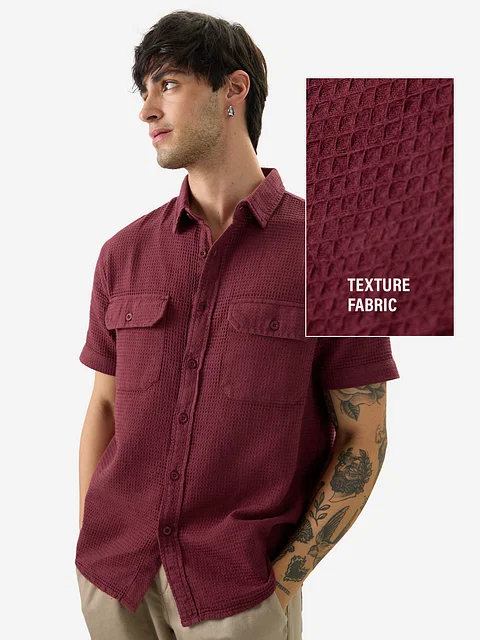 Solids: Burgundy