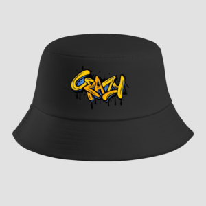 Trendy Graffiti Printed Bucket Hat | Urban Streetwear Style