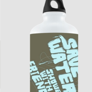 Unisex Sipper Bottle – ‘Share Water with a Friend’ Quote Design.