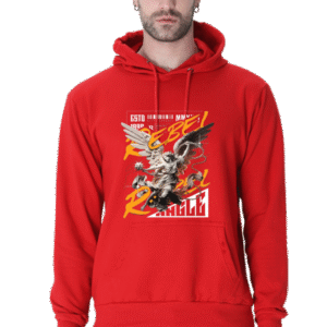 Rebel Eagle Graphic Hoodie.